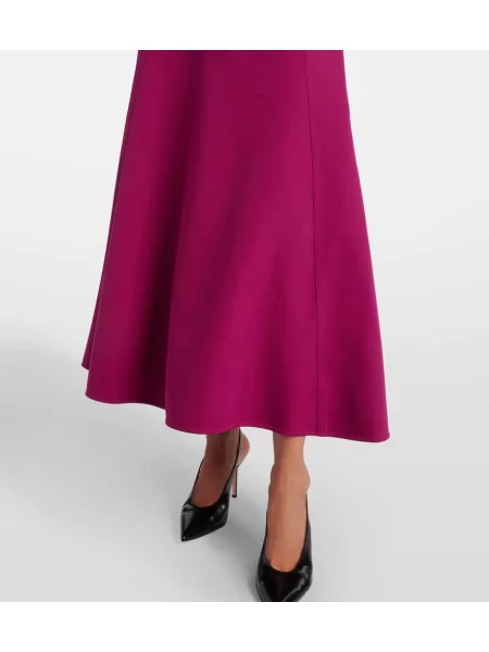Rochie tip cămașă Roland Mouret de costum roz