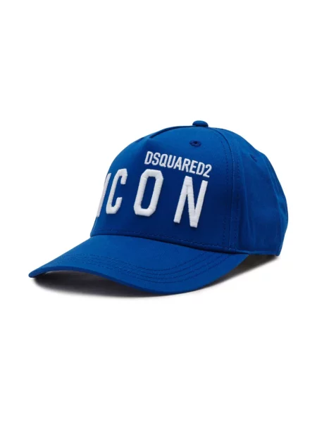 Czapka z daszkiem Dsquared2 niebieska