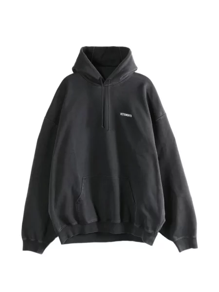 Hanorac cu glugă Vetements negru