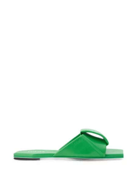 Sandale Loewe fără toc verde