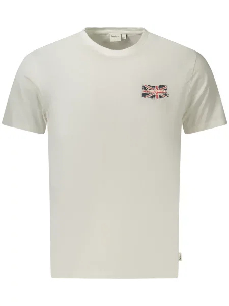 Tricou Pepe Jeans scurt alb