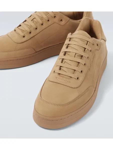 Sneakerși Saint Laurent din piele bej