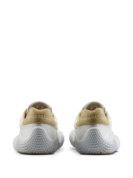 Sneakerși Vivobarefoot din piele alb