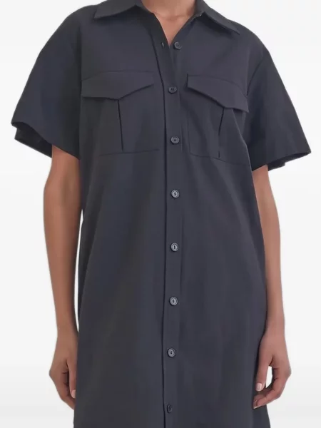 Scurt rochie tip cămașă Viktoria & Woods gri