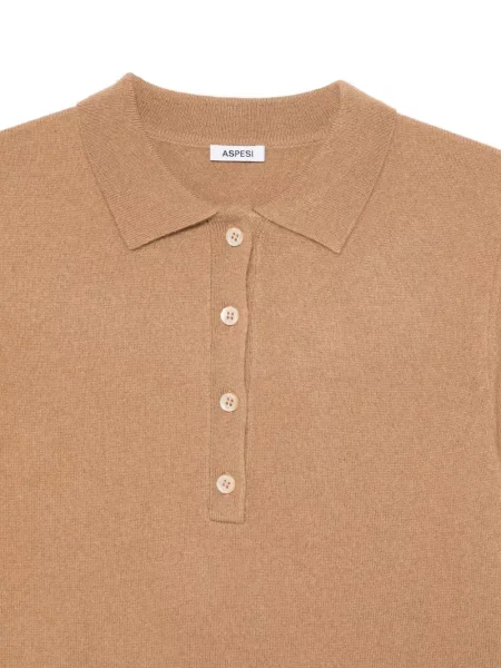 Gulerat tricou polo Aspesi maro