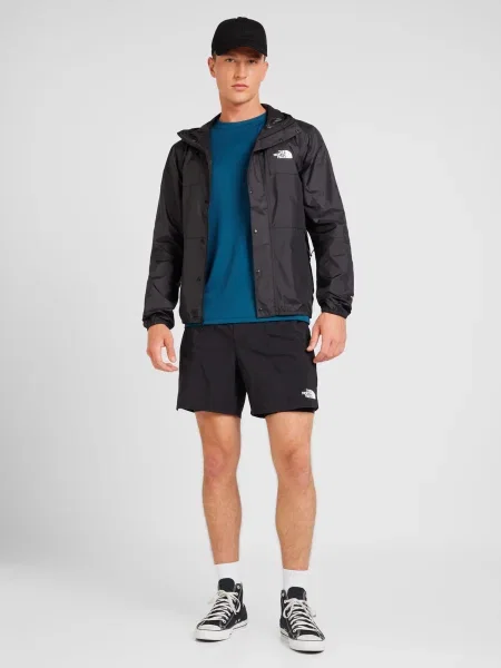 THE NORTH FACE Outdoorová bunda SEASONAL MOUNTAIN čierna biela