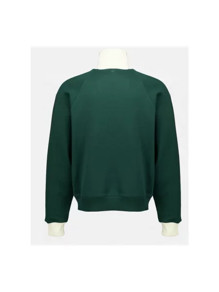 Bluza z kapturem Ami Paris z kapturem zielona