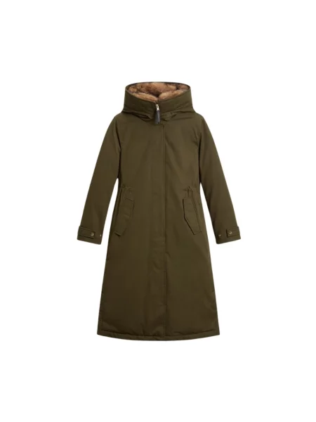 Kurtka puchowa Woolrich zielona