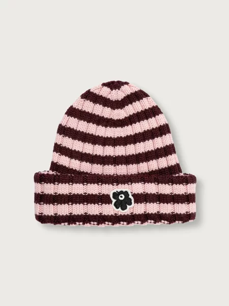 Marimekko căciulă de damă din lână roz