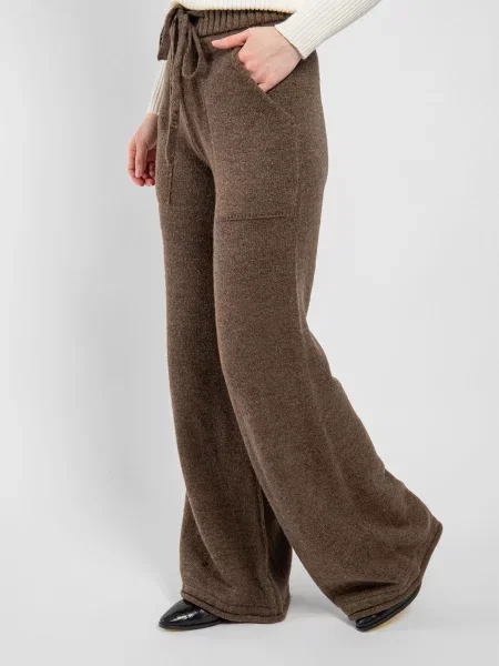 Just Before Штани палаццо коричневий