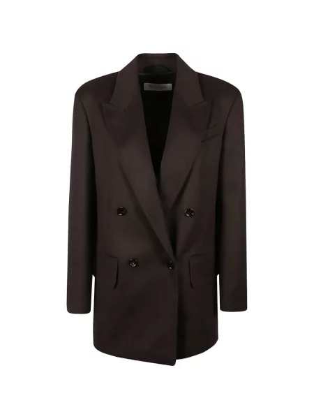 Sacou Max Mara cu două rânduri de nasturi maro