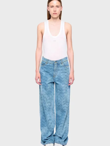 Джинси Zadig&voltaire з принтом сині