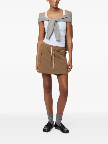 Mała mały sznurek ściągający spódnica mini Apparis