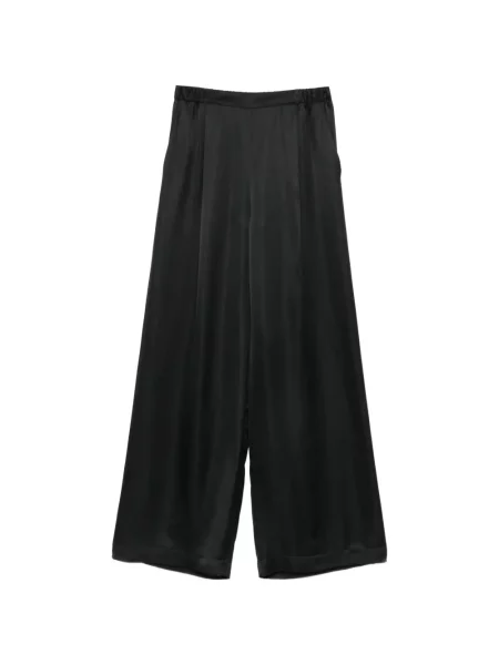 Pantaloni Carine Gilson din satin negru