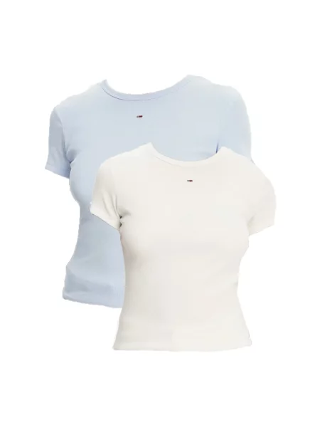 Tommy Jeans t-shirt multicolor niebieska
