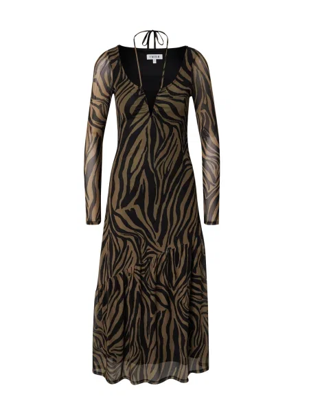 EDITED Rochie Elna verde negru