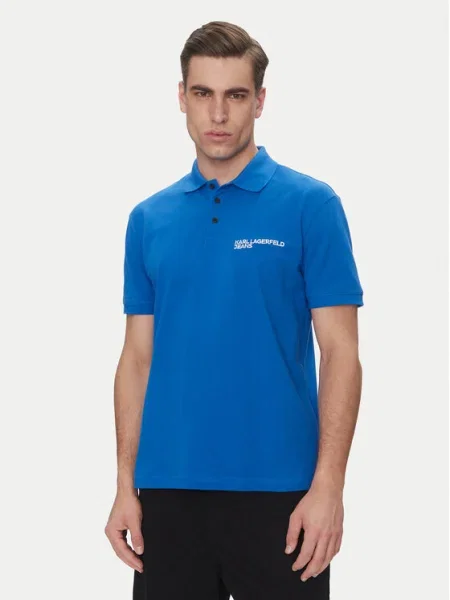 Karl Lagerfeld Jeans Tricou polo albastru