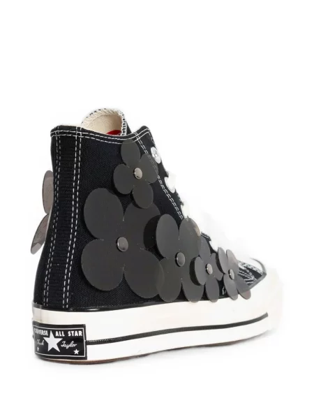Φλοράλ sneakers Converse Chuck 70 με απλικέ ροζ