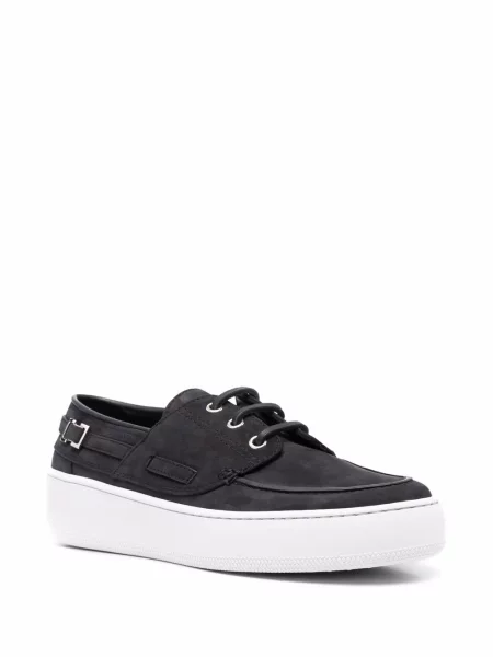 Sneakersy Sergio Rossi na platformie czarne