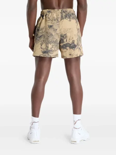 Pantaloni Nike cu model floral cu imagine negru