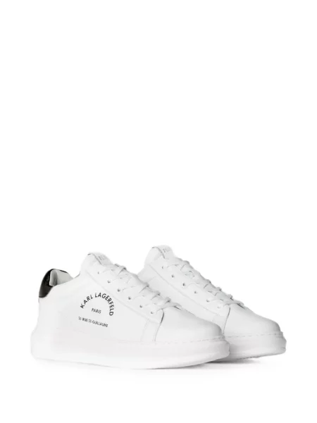 Sneakerși Karl Lagerfeld cu imagine alb