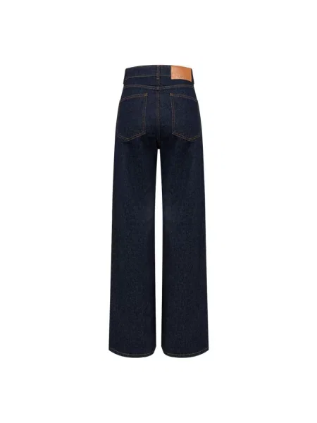 Szerokie jeansy Msgm niebieskie