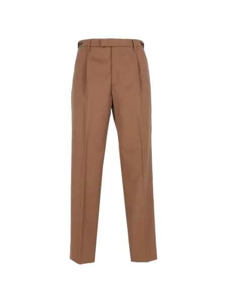 Pantaloni Barena de lână maro
