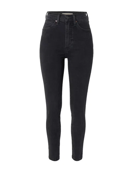 LEVI'S Jeans RETRO HIGH SKINNY BLACKS denim negru