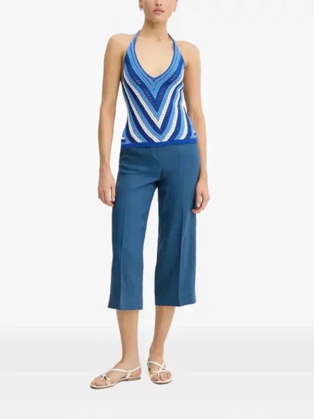 Decupat pantaloni Benetton de in albastru