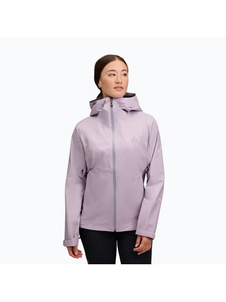 Куртка дощовик Black Diamond Fineline Stretch dusk violet чорний