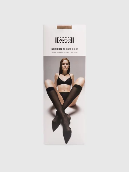 Гольфи Individual 10 den Wolford коричневі