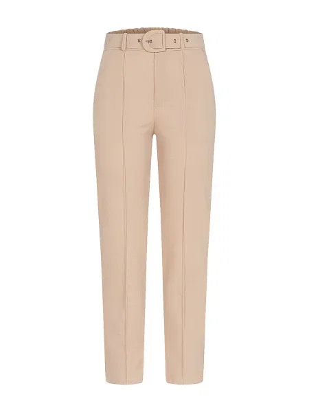 Pantaloni eleganți bej