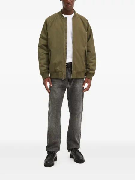 Blugi drepți Levi's® zdrențuiți negru