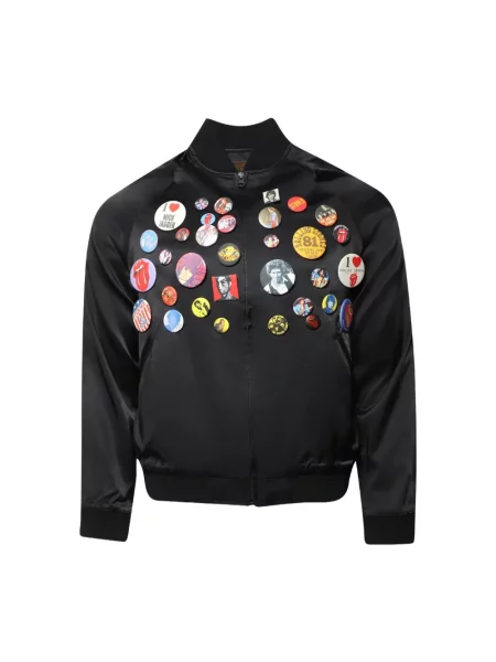 Geacă Madeworn cu strasuri negru