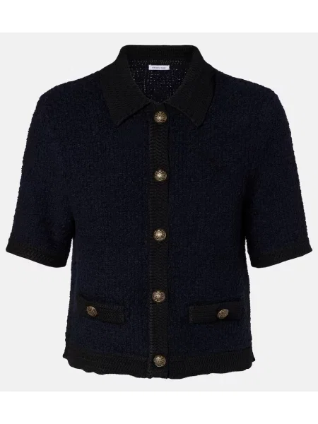 Cardigan Veronica Beard de lână albastru