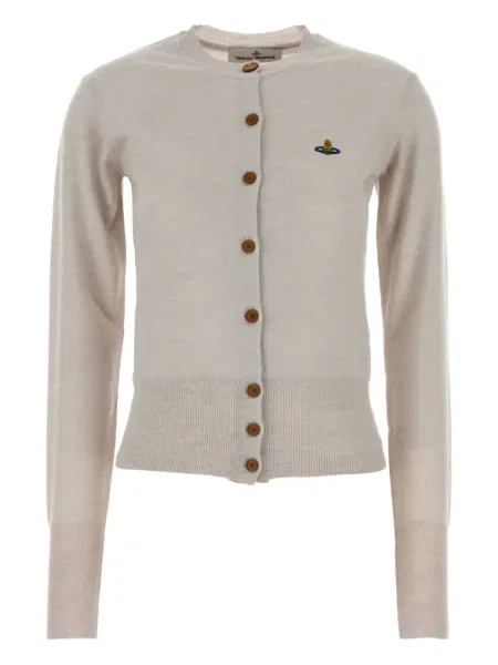 Cardigan Vivienne Westwood de lână gri
