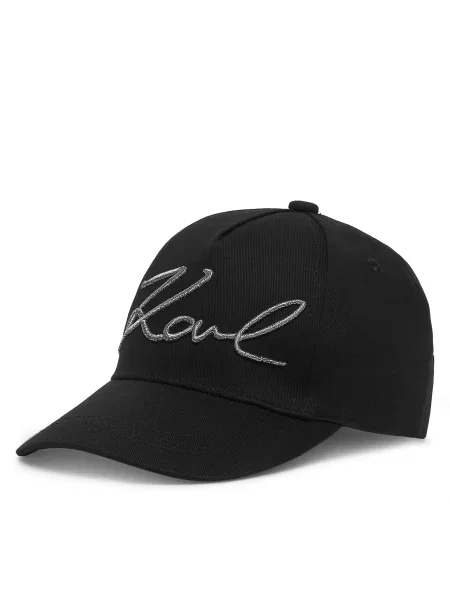 Καπέλο Jockey Karl Lagerfeld Kids M μαύρο