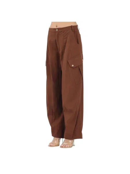 Spodnie Pinko brązowe