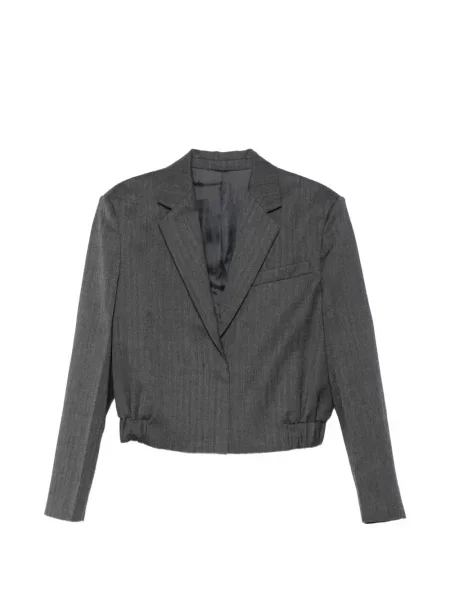 Decupat geacă Juun.j cu model herringbone gri