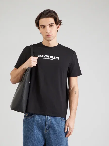 Calvin Klein Majica črna bela