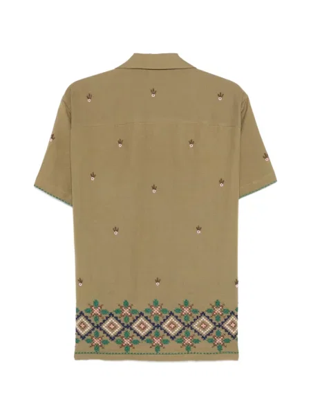Cămașă Baziszt cu broderie verde