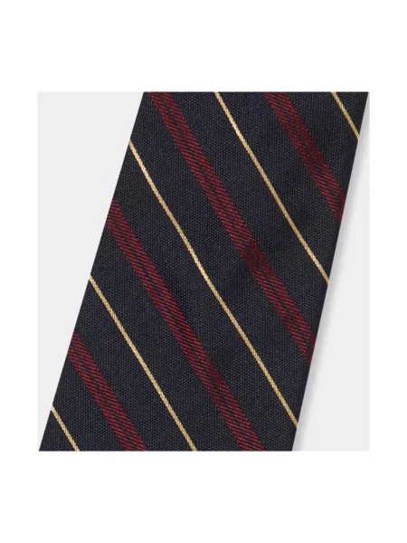 Jedwabny krawat Brooks Brothers niebieski
