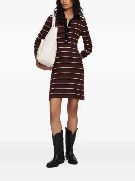 Rochie mini Ganni maro