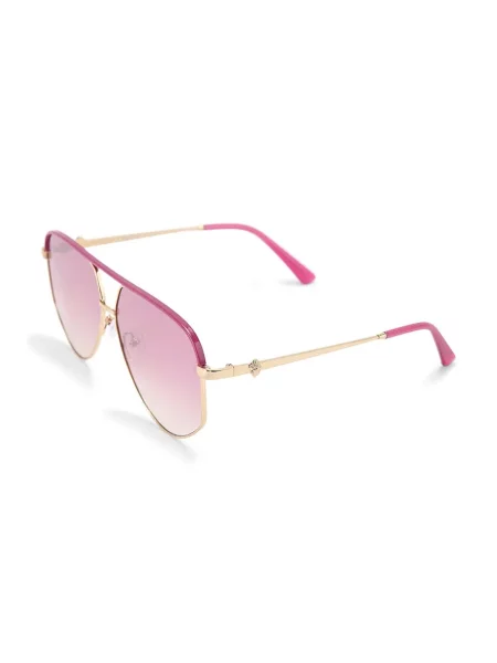 Kurt Geiger London okulary przeciwsłoneczne pilotki SHOREDITCH różowe