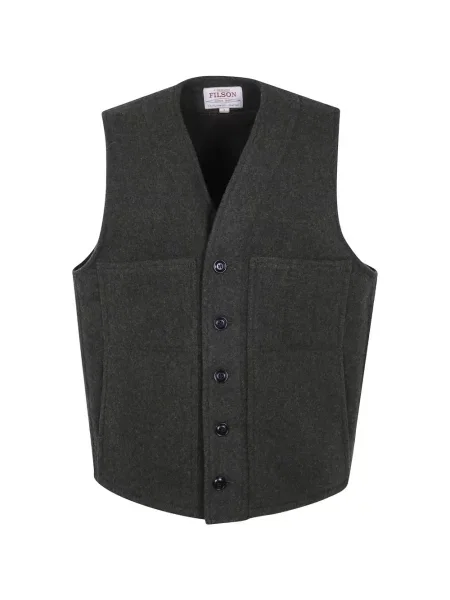 Vestă Filson de lână verde