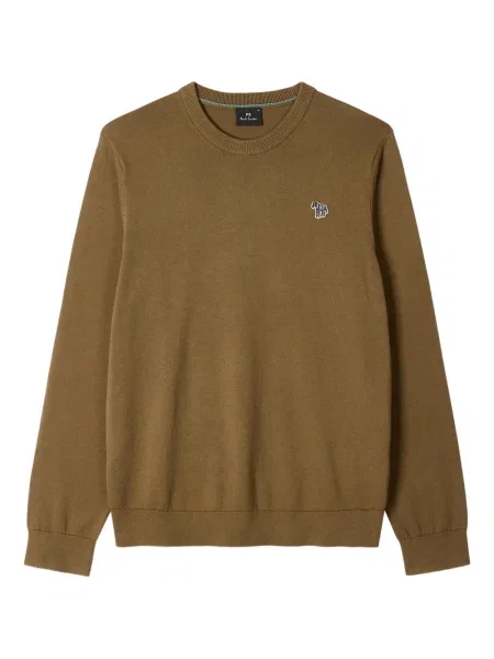 Svetr Ps Paul Smith se zebřím vzorem zelený