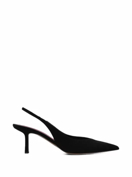 Pantofi cu toc Neous din piele de căprioară negru