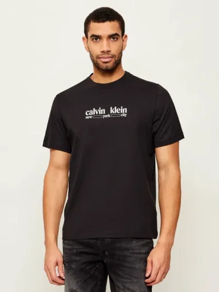 Calvin Klein Jeans Tricou NYC Graphic negru
