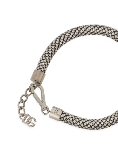 Kalnų krištolas vėrinys Dolce & Gabbana sidabrinė
