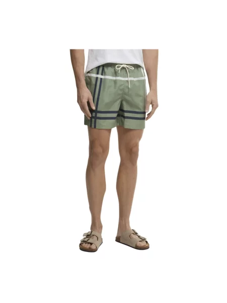 Barbour szorty kąpielowe zielone